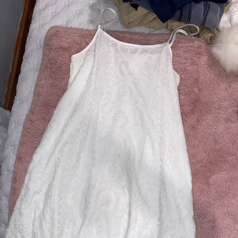 white dress